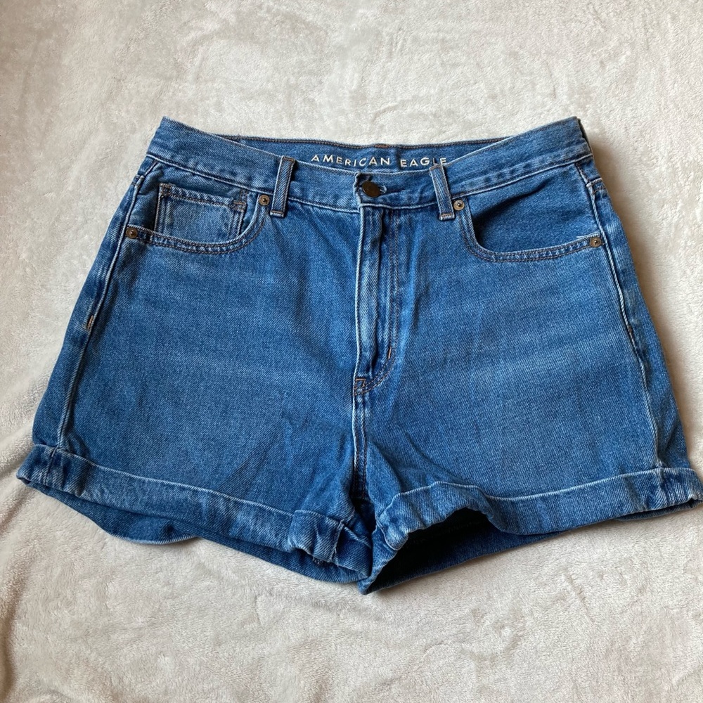 AEO Denim Mom Shorts